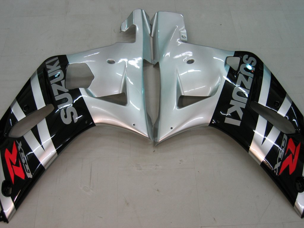 2001-2003 Suzuki GSXR 600 Amotopart Fairings Black & Silver GSXR Racing