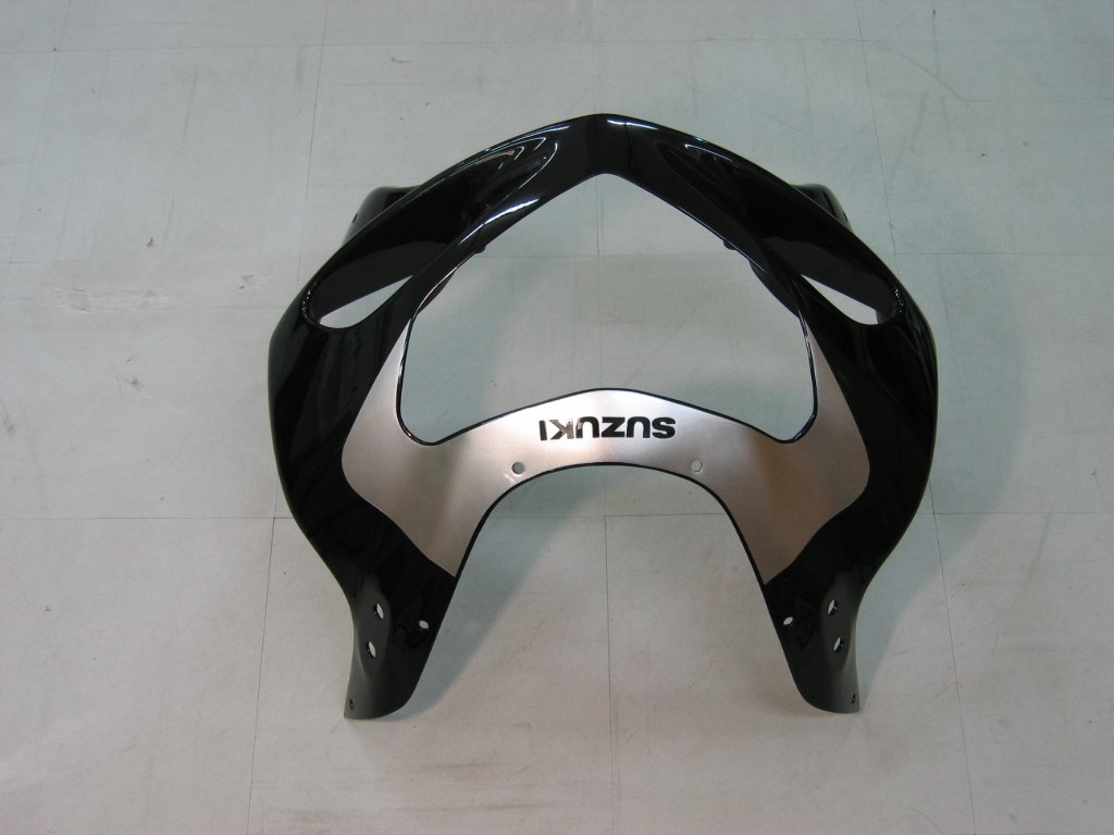 2001-2003 Suzuki GSXR 600 Amotopart Fairings Black & Silver GSXR Racing