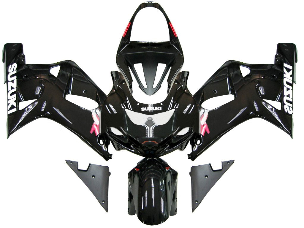 2001-2003 Suzuki GSXR 600 Amotopart Fairings Black GSXR Racing