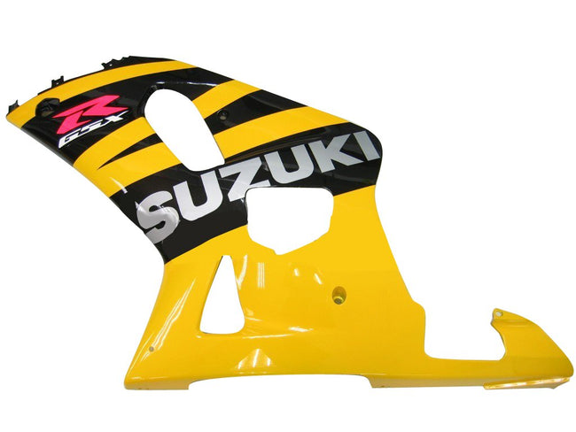 2001-2003 Suzuki GSXR 600 Amotopart Fairings Yellow Black GSXR Racing