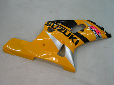 For GSXR600 2001-2003 Bodywork Fairing Yellow ABS Injection Molded Plastics Set