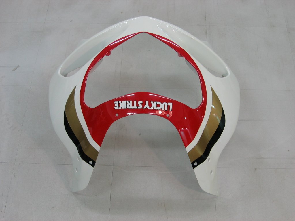 2001-2003 Suzuki GSXR 600 Amotopart Fairings White & Red Lucky Strike Racing