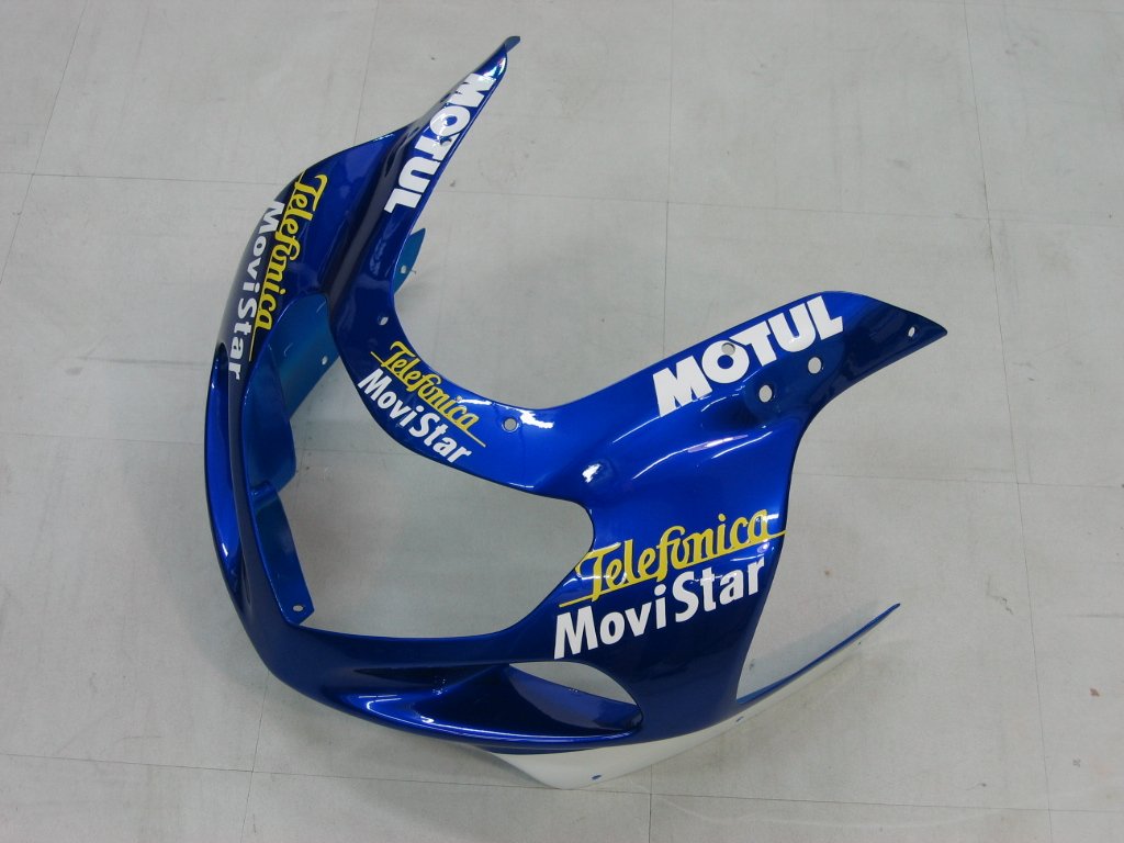 2001-2003 Suzuki GSXR 600 Amotopart Fairings Blue Movistar Suzuki Racing