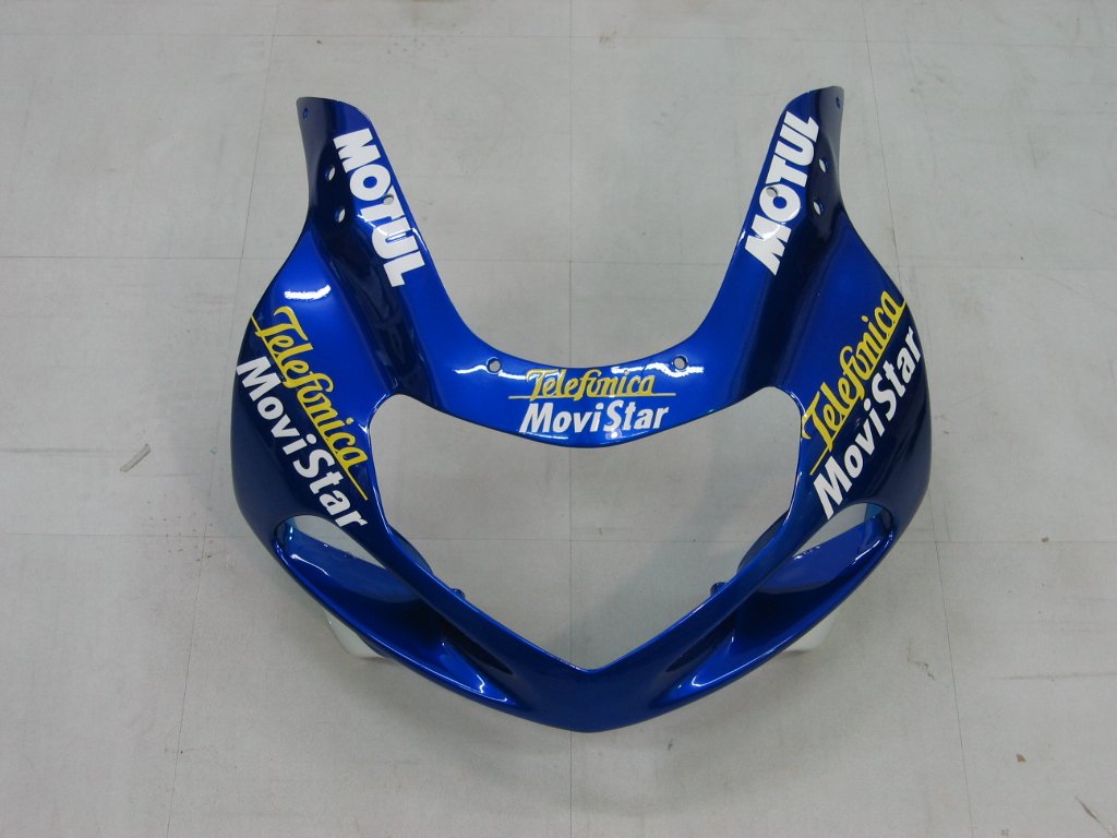 2001-2003 Suzuki GSXR 600 Amotopart Fairings Blue Movistar Suzuki Racing