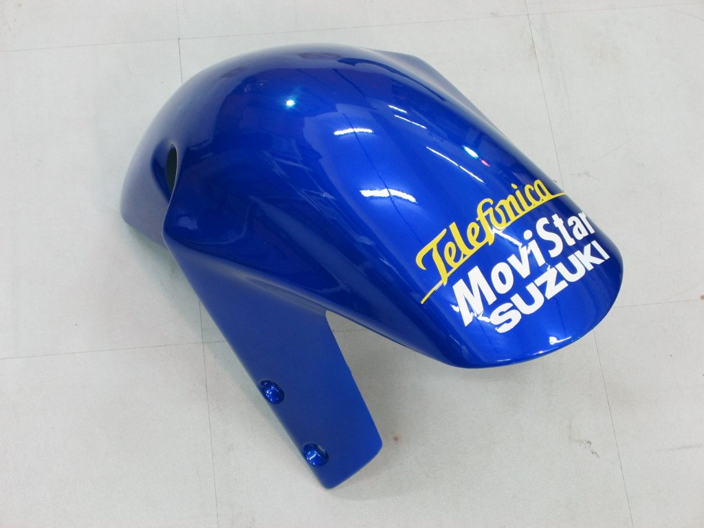 2001-2003 Suzuki GSXR 600 Amotopart Fairings Blue Movistar Suzuki Racing