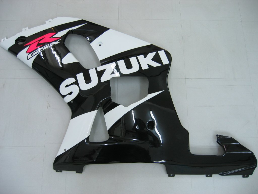 2001-2003 Suzuki GSXR 600 Amotopart Fairings Black & White GSXR Racing