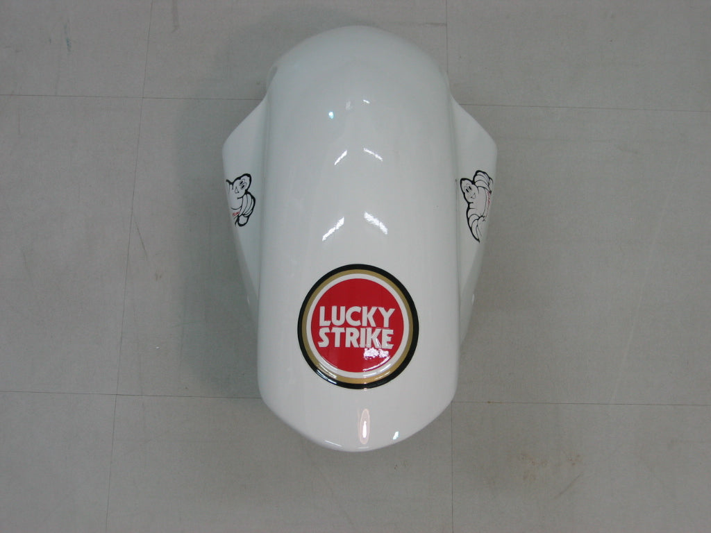 2004-2005 Suzuki GSXR 600 750 Amotopart Fairings White & Red Lucky Strike Racing