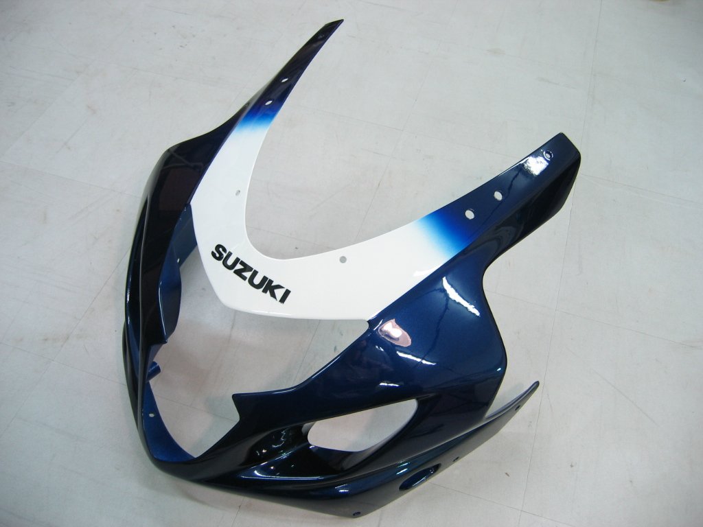 2004-2005 GSXR600/750 Suzuki Fairing Blue&White Kit by Amotopart