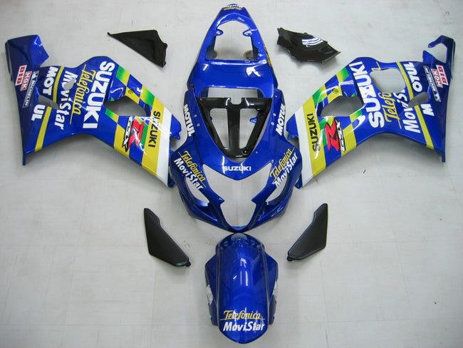 2004-2005 Suzuki GSXR600750 Amotopart Fairing Blue Kit