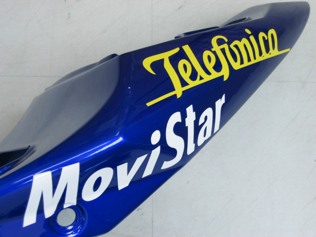 2004-2005 Suzuki GSXR 600 750 Amotopart Fairings Blue Movistar GSXR Racing