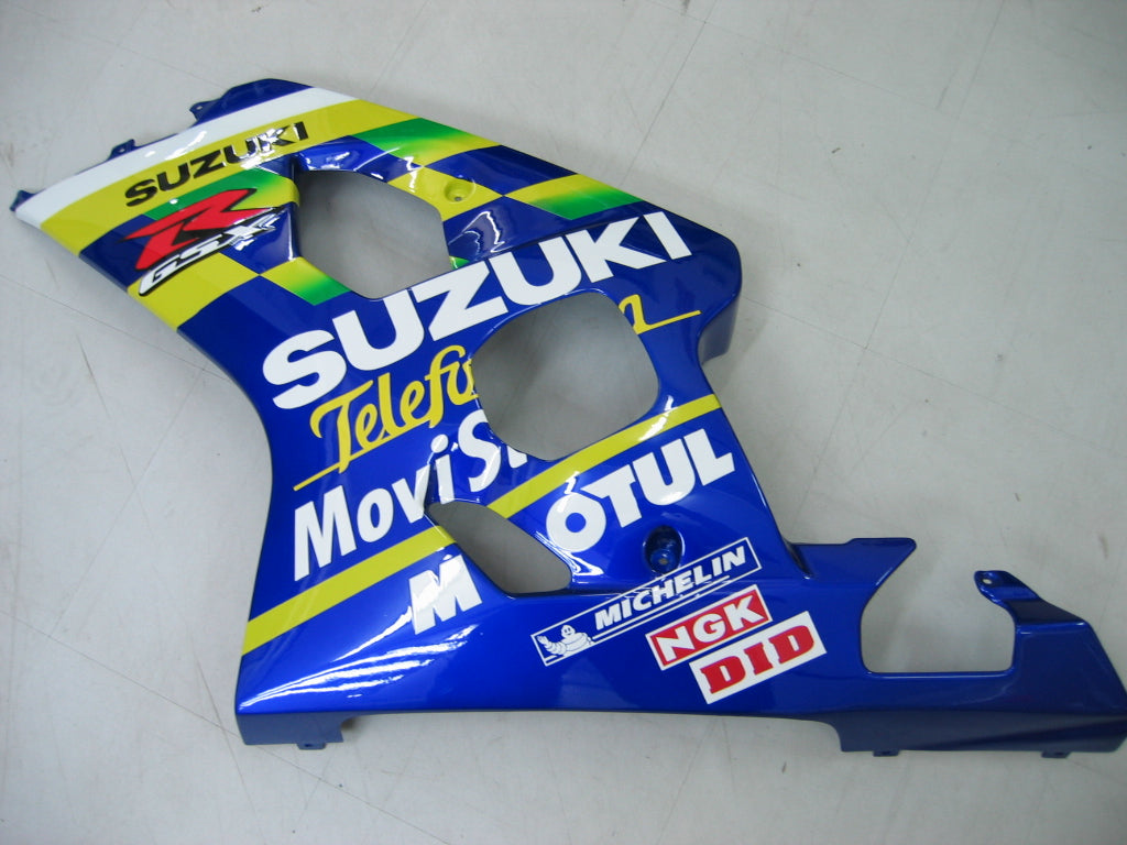 2004-2005 Suzuki GSXR600750 Amotopart Fairing Blue Kit