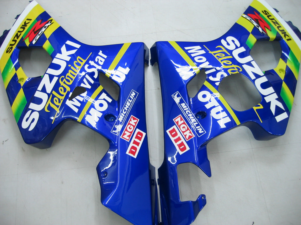 2004-2005 Suzuki GSXR600750 Amotopart Fairing Blue Kit