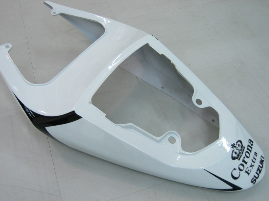 2004-2005 Suzuki GSXR 600 750 Amotopart Fairings White Alstare Corona Racing