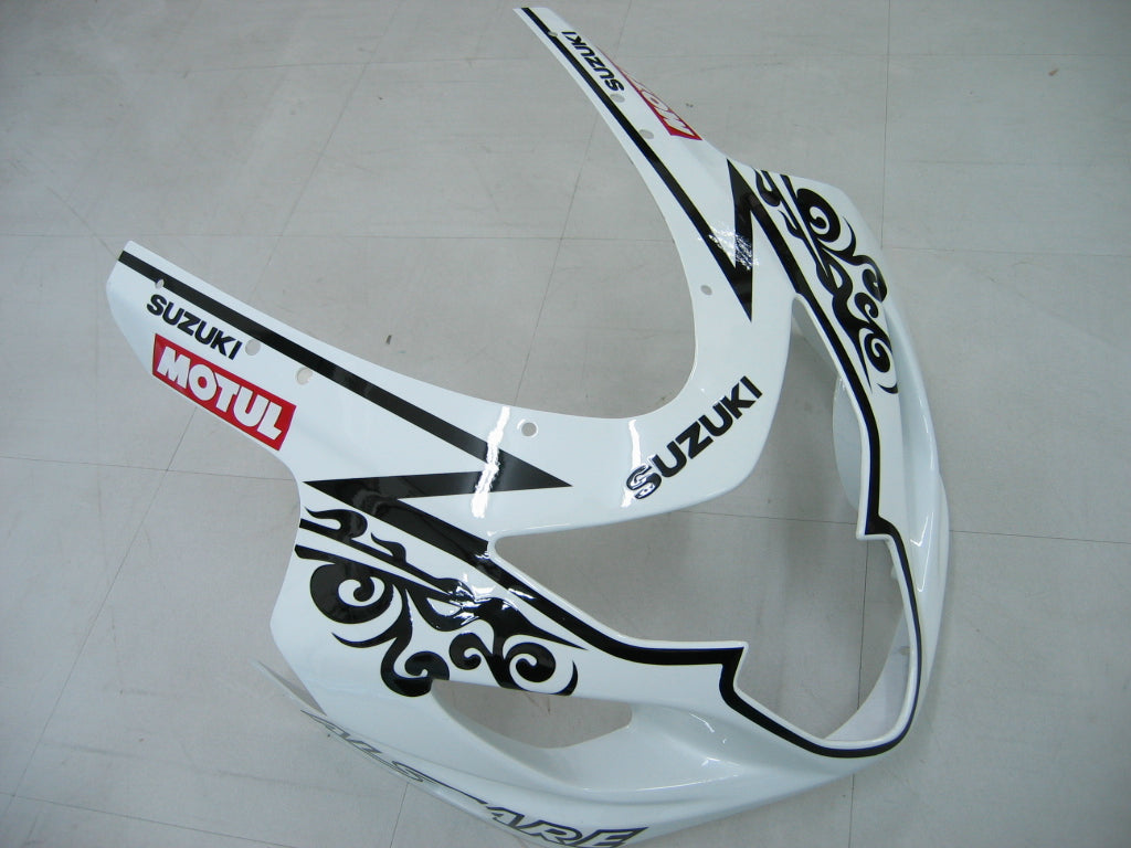 2004-2005 Suzuki GSXR 600 750 Amotopart Fairings White Alstare Corona Racing