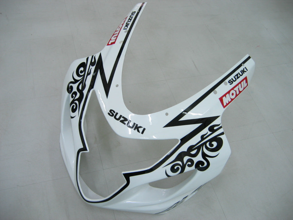 2004-2005 Suzuki GSXR 600 750 Amotopart Fairings White Alstare Corona Racing