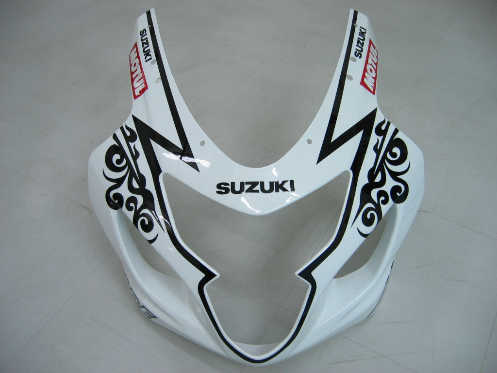 2004-2005 Suzuki GSXR 600 750 Amotopart Fairings White Alstare Corona Racing