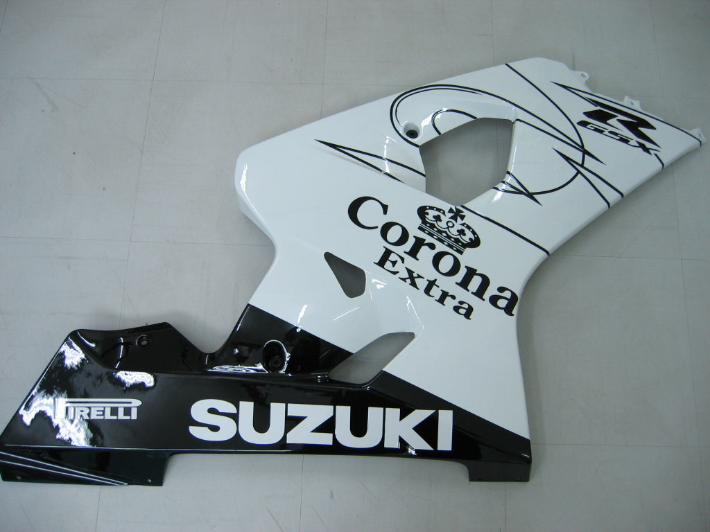 2004-2005 Suzuki GSXR 600 750 Amotopart Fairings White Alstare Corona Racing