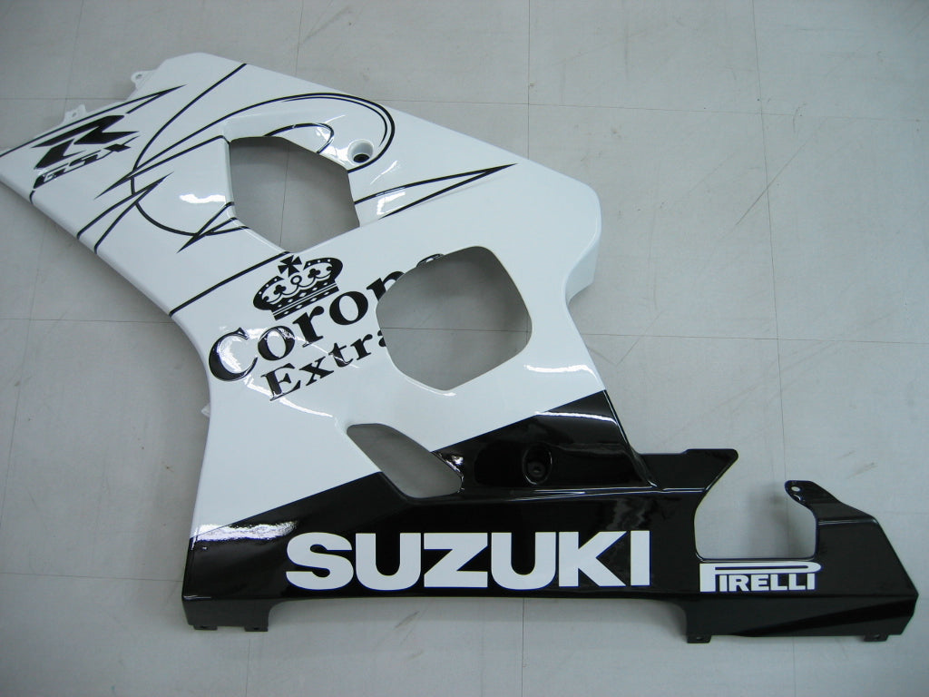 2004-2005 Suzuki GSXR 600 750 Amotopart Fairings White Alstare Corona Racing