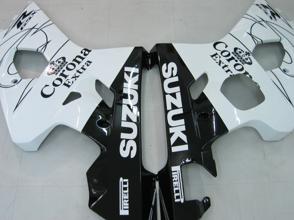 2004-2005 Suzuki GSXR 600 750 Amotopart Fairings White Alstare Corona Racing