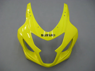 For GSXR 600/750 2004-2005 Bodywork Fairing Yellow ABS Injection Molded Plastics Set