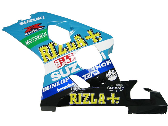 2004-2005 Suzuki GSXR 600 750 Amotopart Fairings Blue Rizla Suzuki GSXR Racing