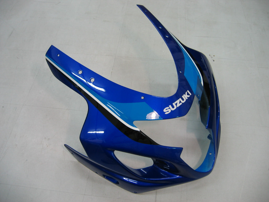 2004-2005 Suzuki GSXR 600 750 Amotopart Fairings Blue White Black GSXR Racing