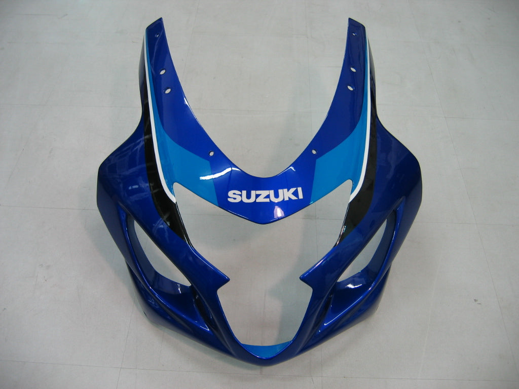 2004-2005 Suzuki GSXR 600 750 Amotopart Fairings Blue White Black GSXR Racing