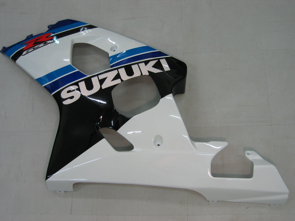 2004-2005 Suzuki GSXR 600 750 Amotopart Fairings Blue White Black GSXR Racing