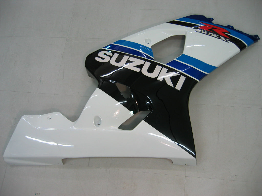 2004-2005 Suzuki GSXR 600 750 Amotopart Fairings Blue White Black GSXR Racing