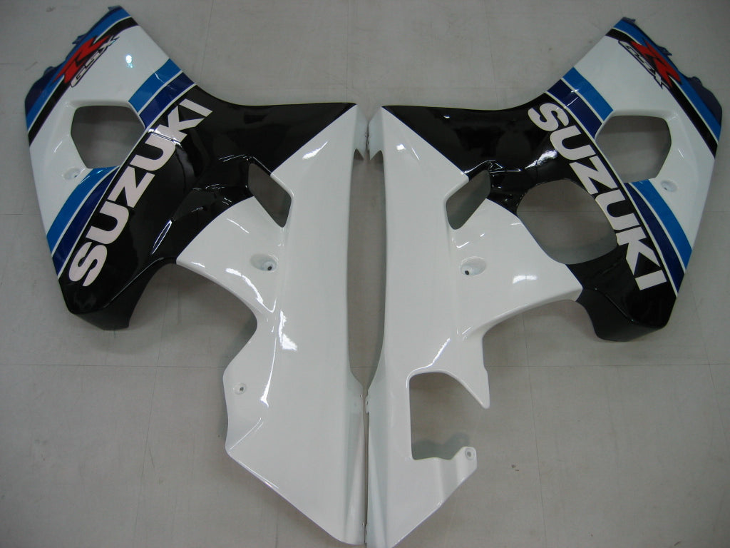 2004-2005 Suzuki GSXR 600 750 Amotopart Fairings Blue White Black GSXR Racing