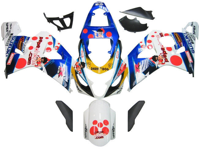 2004-2005 Suzuki GSXR 600 750 Amotopart Fairings Multi-Color pepephone Racing