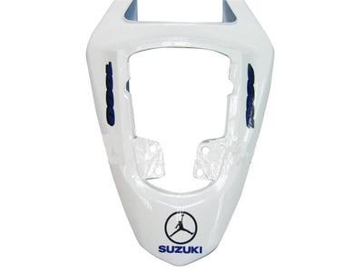 For GSXR 600/750 2004-2005 Bodywork Fairing White Blue ABS Injection Molded Plastics Set