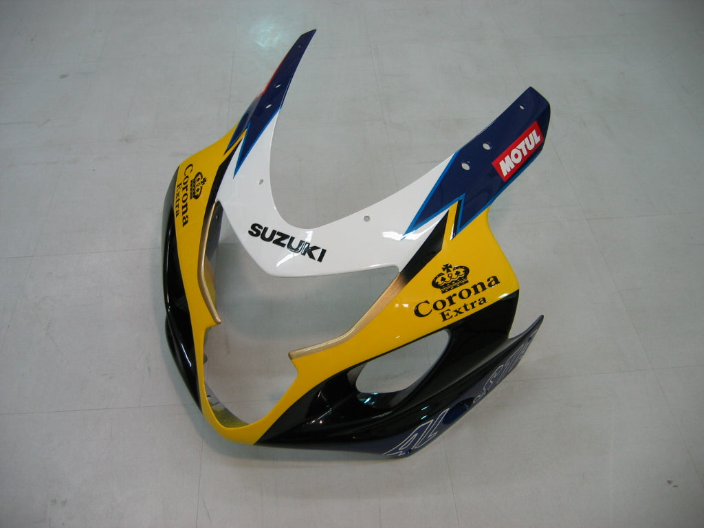 2004-2005 Suzuki GSXR 600 750 Amotopart Fairings Yellow Blue Corona GSXR Racing