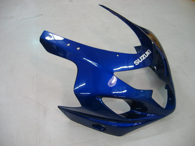 2004-2005 Suzuki GSXR 600 750 Amotopart Fairings Blue Black Silver GSXR Racing