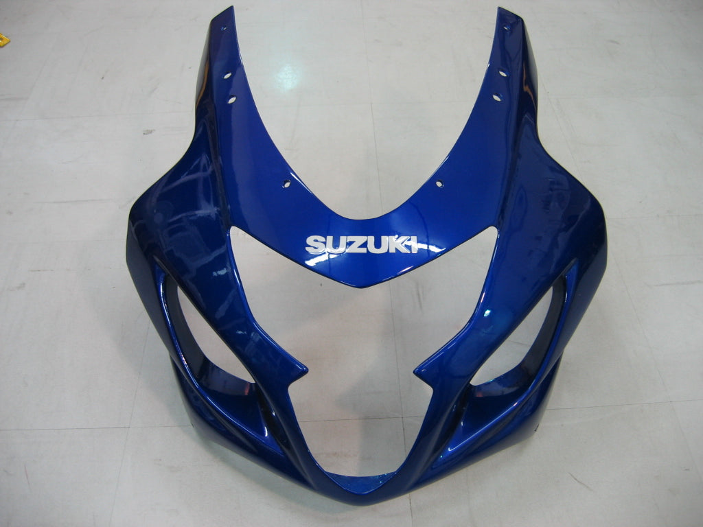 2004-2005 Suzuki GSXR 600 750 Amotopart Fairings Blue Black Silver GSXR Racing