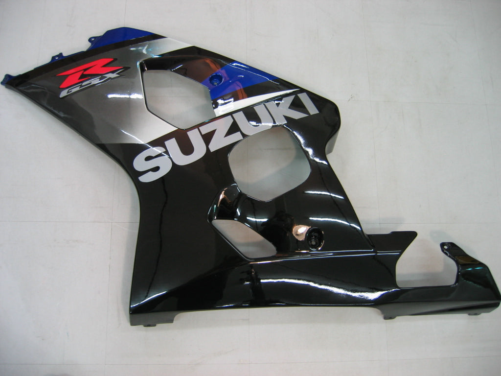 2004-2005 Suzuki GSXR 600 750 Amotopart Fairings Blue Black Silver GSXR Racing