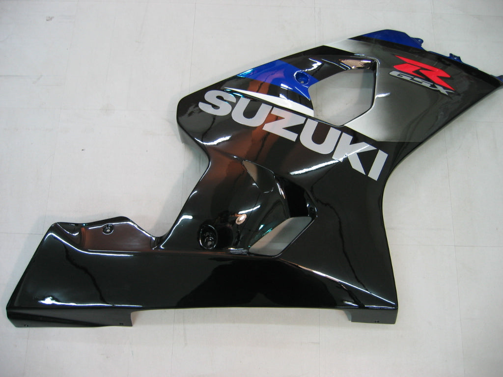 2004-2005 Suzuki GSXR 600 750 Amotopart Fairings Blue Black Silver GSXR Racing