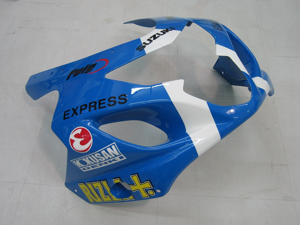 2004-2005 Suzuki GSXR 600 750 Amotopart Fairings Blue Rizla GSXR Racing