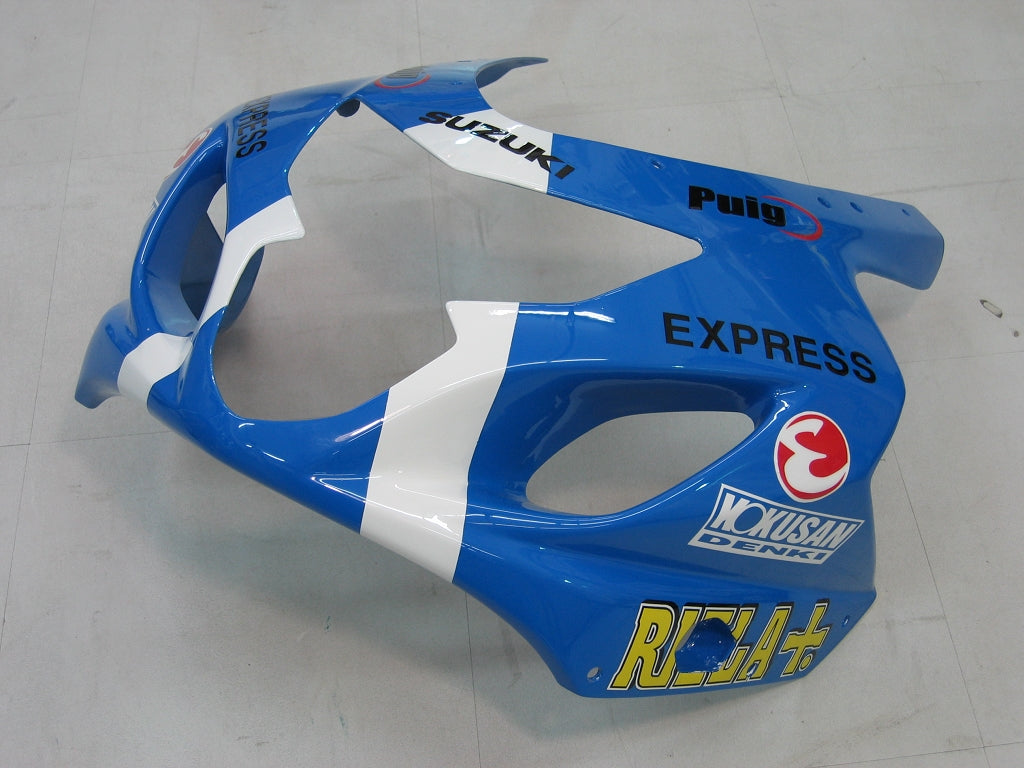 2004-2005 Suzuki GSXR 600 750 Amotopart Fairings Blue Rizla GSXR Racing