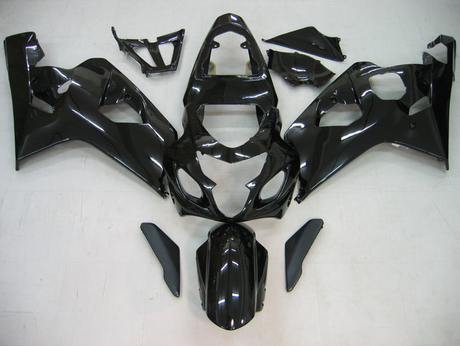 2004-2005 Suzuki GSXR 600 750 Amotopart Fairings All Black GSXR Racing