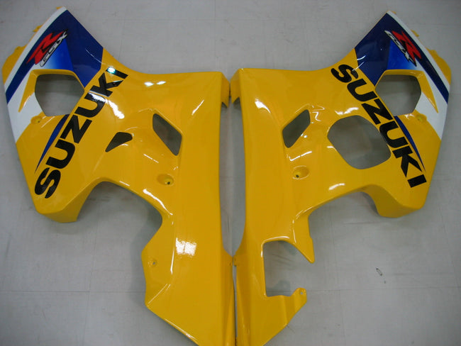 2004-2005 Suzuki GSXR 600 750 Amotopart Fairings Yellow Black GSXR Racing