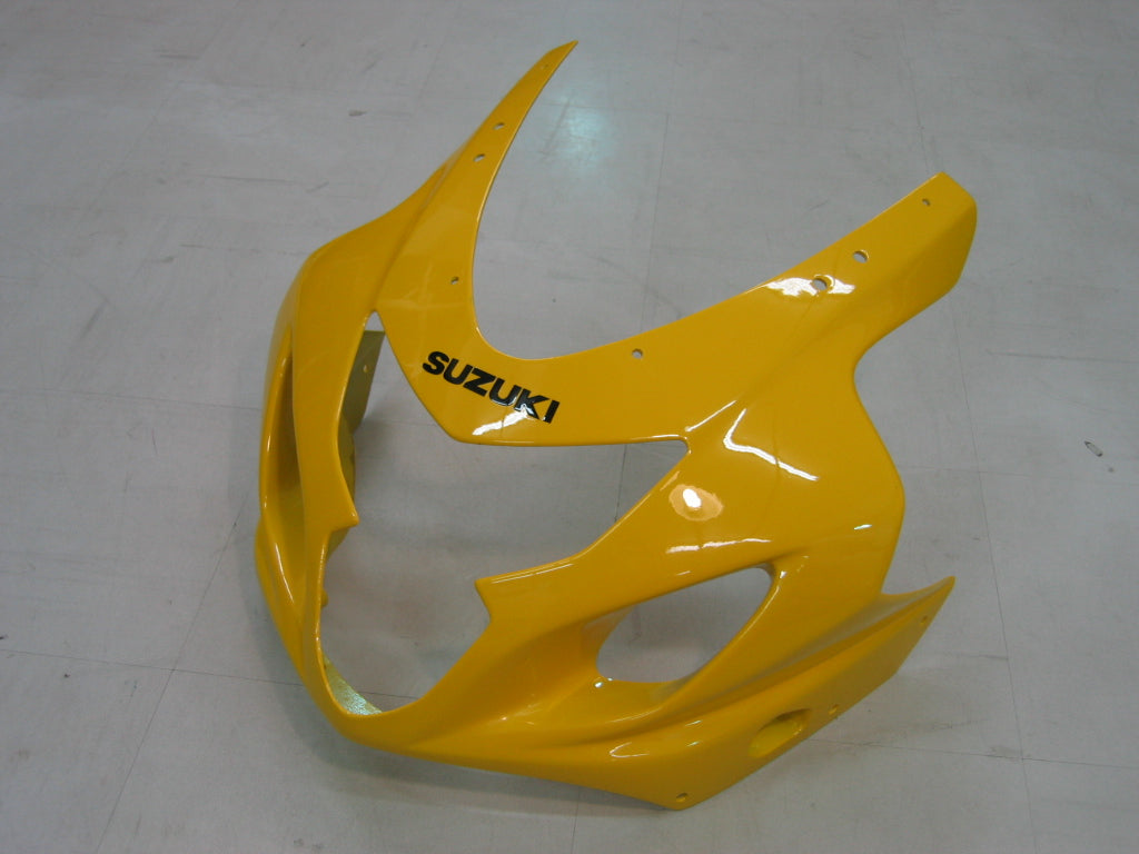 2004-2005 Suzuki GSXR 600 750 Amotopart Fairings Yellow Black GSXR Racing