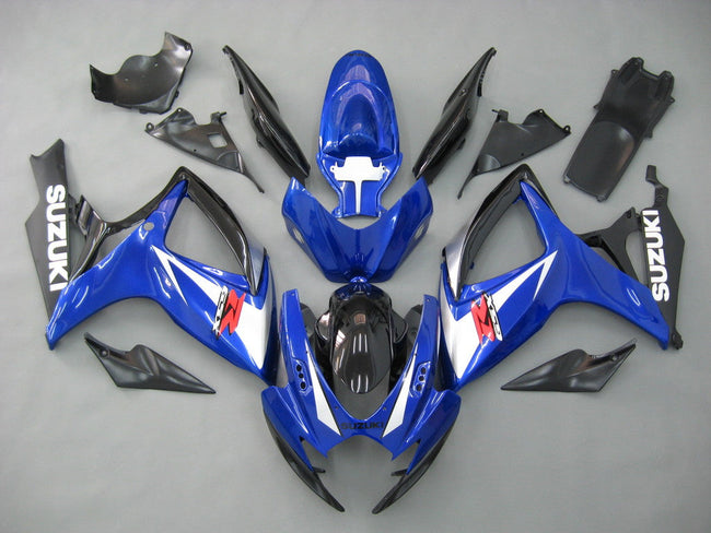 2006-2007 Suzuki GSXR600750 Amotopart Fairing Blue&Black Kit