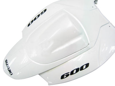 For GSXR 600/750 2006-2007 Bodywork Fairing White ABS Injection Molded Plastics Set