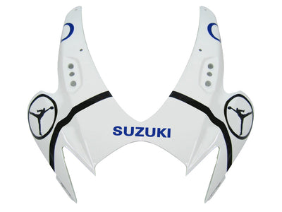 For GSXR 600/750 2006-2007 Bodywork Fairing White ABS Injection Molded Plastics Set