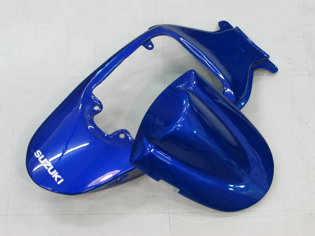 2006-2007 Suzuki GSXR 600 750 Blue & White GSXR Racing Amotopart Fairings Customs Fairing