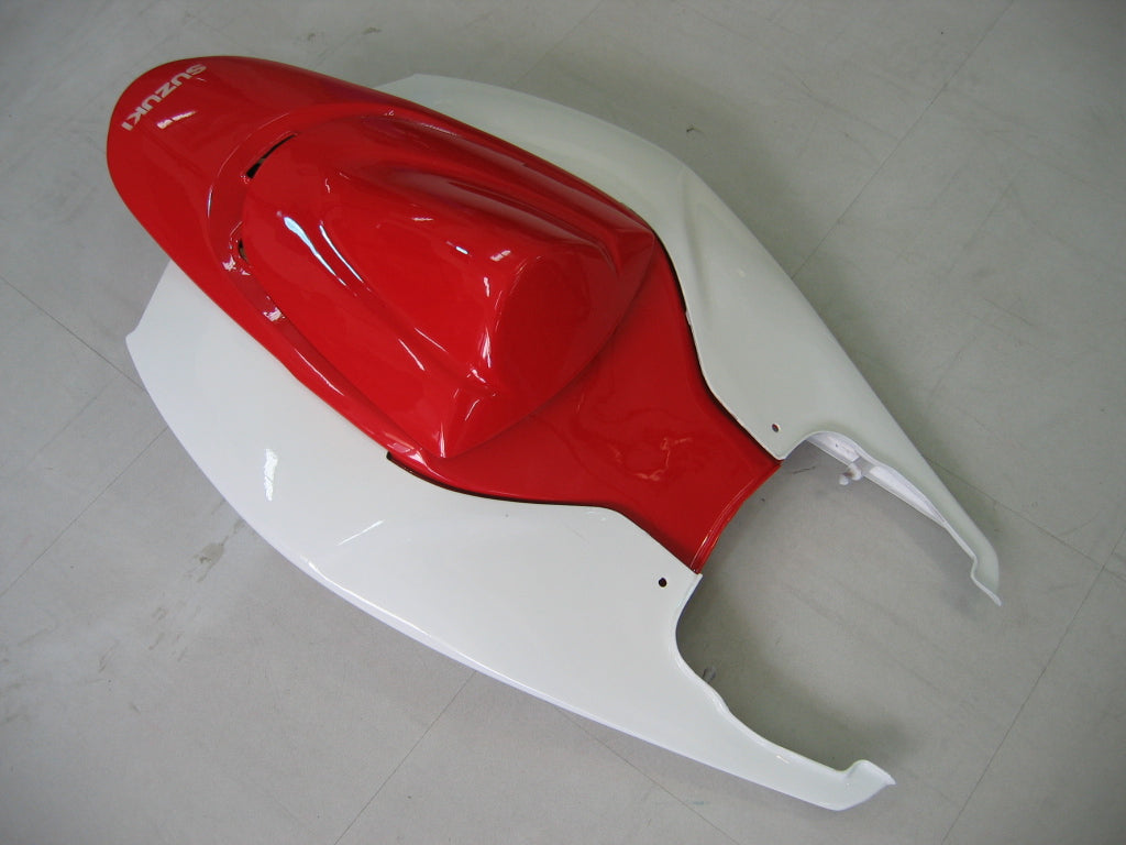 2006-2007 Suzuki GSXR600750 Amotopart Fairing White&Red Kit