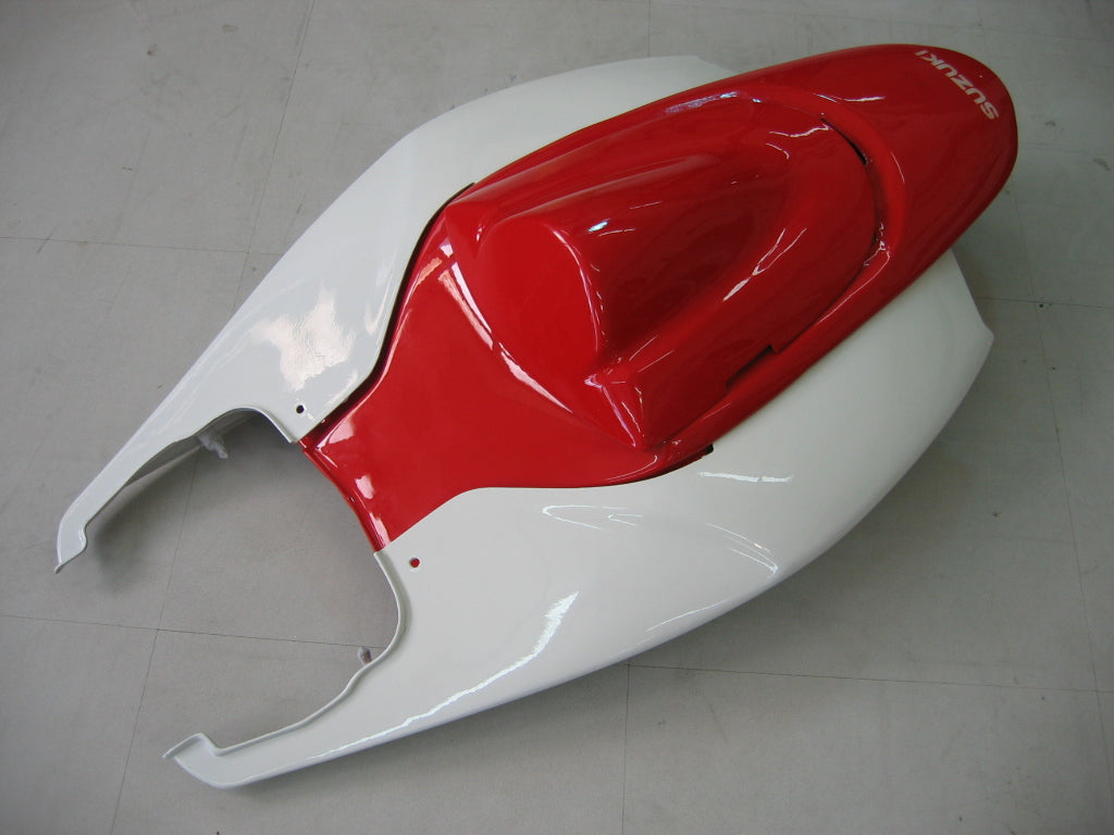 2006-2007 Suzuki GSXR600750 Amotopart Fairing White&Red Kit