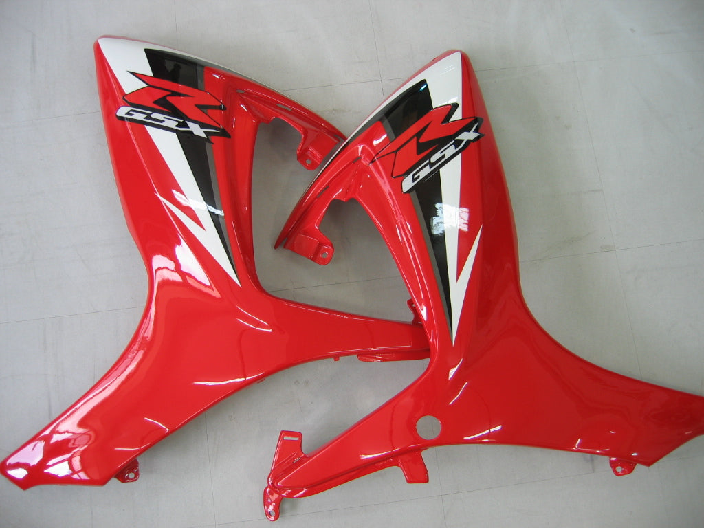 2006-2007 Suzuki GSXR600750 Amotopart Fairing White&Red Kit