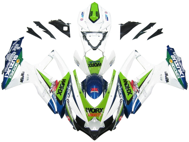 Generic Fit For Suzuki GSXR 600/750 (2008-2009) Bodywork Fairing ABS Injection Molded Plastics Set 32 Style